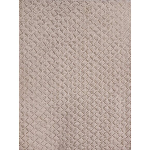 T. Tahari Crochet Detail Layered Blouse Cream Size XL - Picture 4 of 4